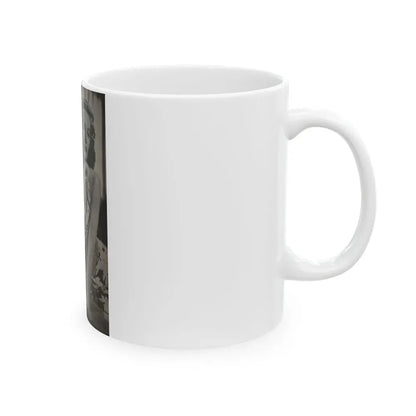 Barbara Stanwyck #162 - Physical Culture Pocket Mag. '46 - 1 B&W Photo (Vintage Female Icon) White Coffee Mug - Go Mug Yourself