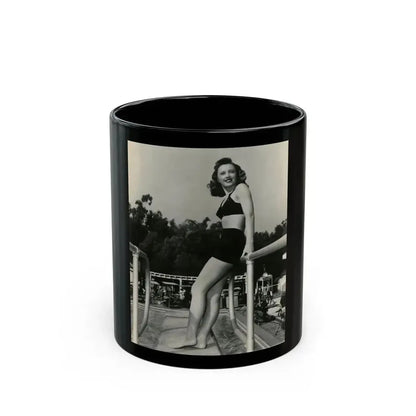 Barbara Stanwyck #163 (Vintage Female Icon) Black Coffee Mug 11oz - Go Mug Yourself