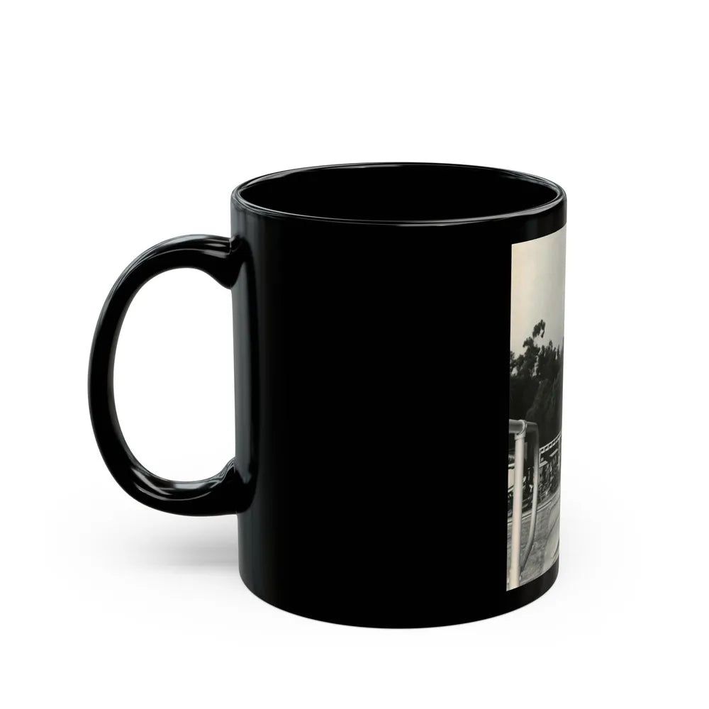 Barbara Stanwyck #163 (Vintage Female Icon) Black Coffee Mug-Go Mug Yourself