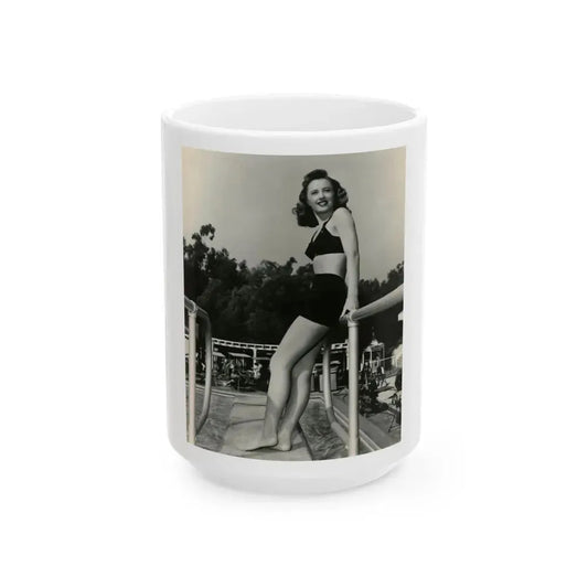 Barbara Stanwyck #163 (Vintage Female Icon) White Coffee Mug 15oz - Go Mug Yourself