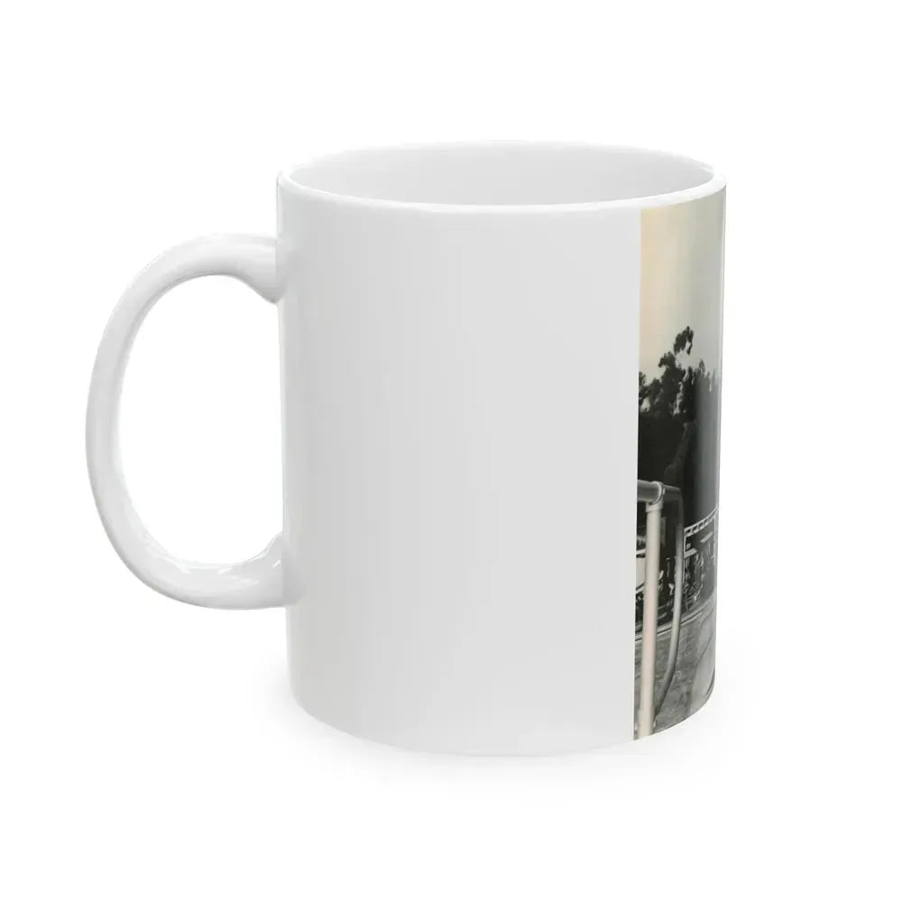 Barbara Stanwyck #163 (Vintage Female Icon) White Coffee Mug - Go Mug Yourself