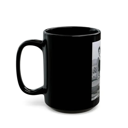 Barbara Stanwyck #164 (Vintage Female Icon) Black Coffee Mug - Go Mug Yourself