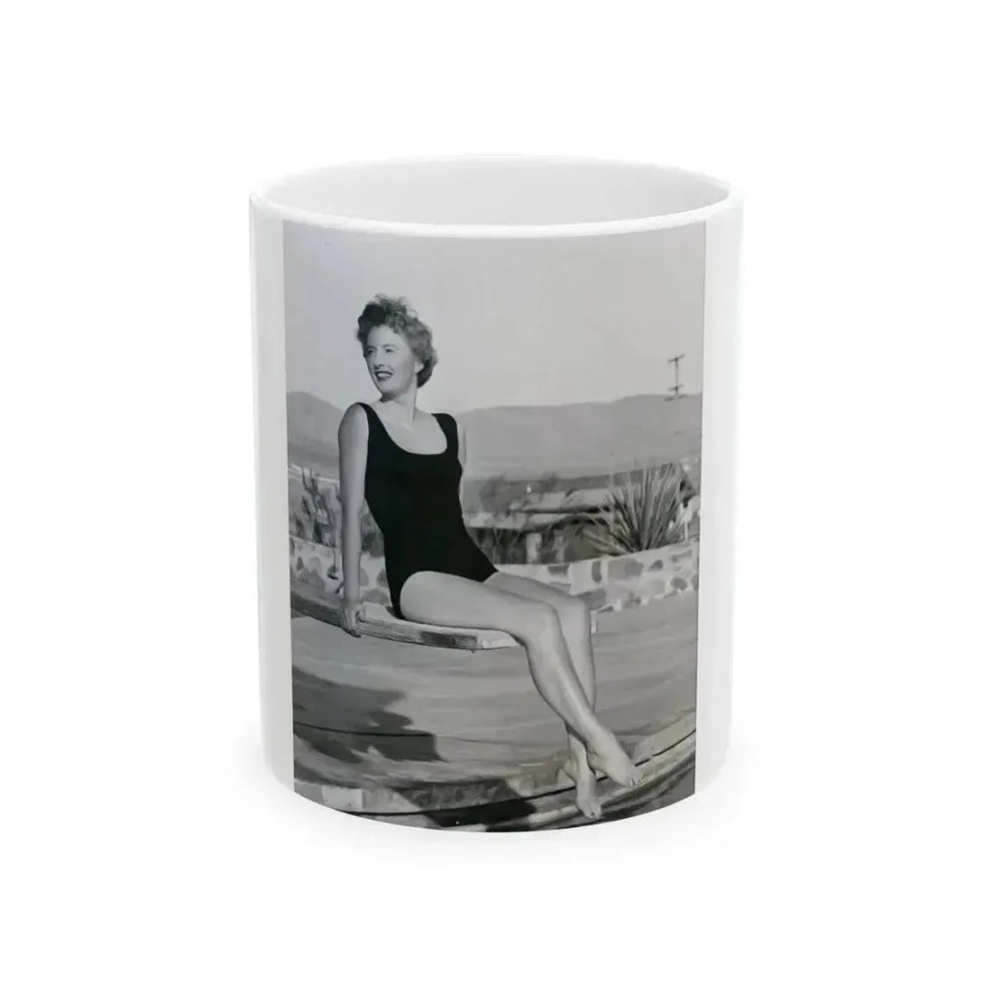 Barbara Stanwyck #164 (Vintage Female Icon) White Coffee Mug 11oz - Go Mug Yourself