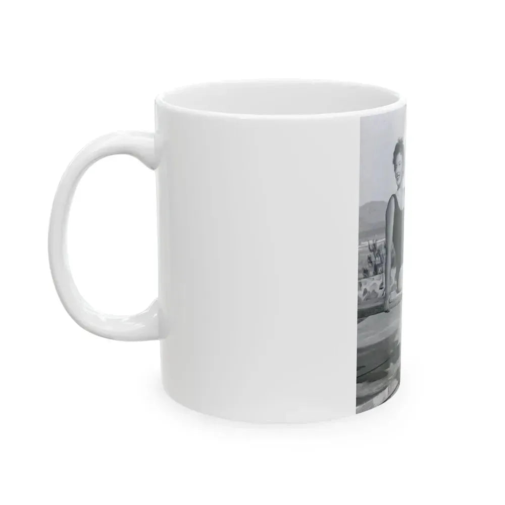 Barbara Stanwyck #164 (Vintage Female Icon) White Coffee Mug - Go Mug Yourself
