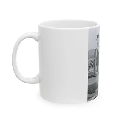 Barbara Stanwyck #164 (Vintage Female Icon) White Coffee Mug - Go Mug Yourself