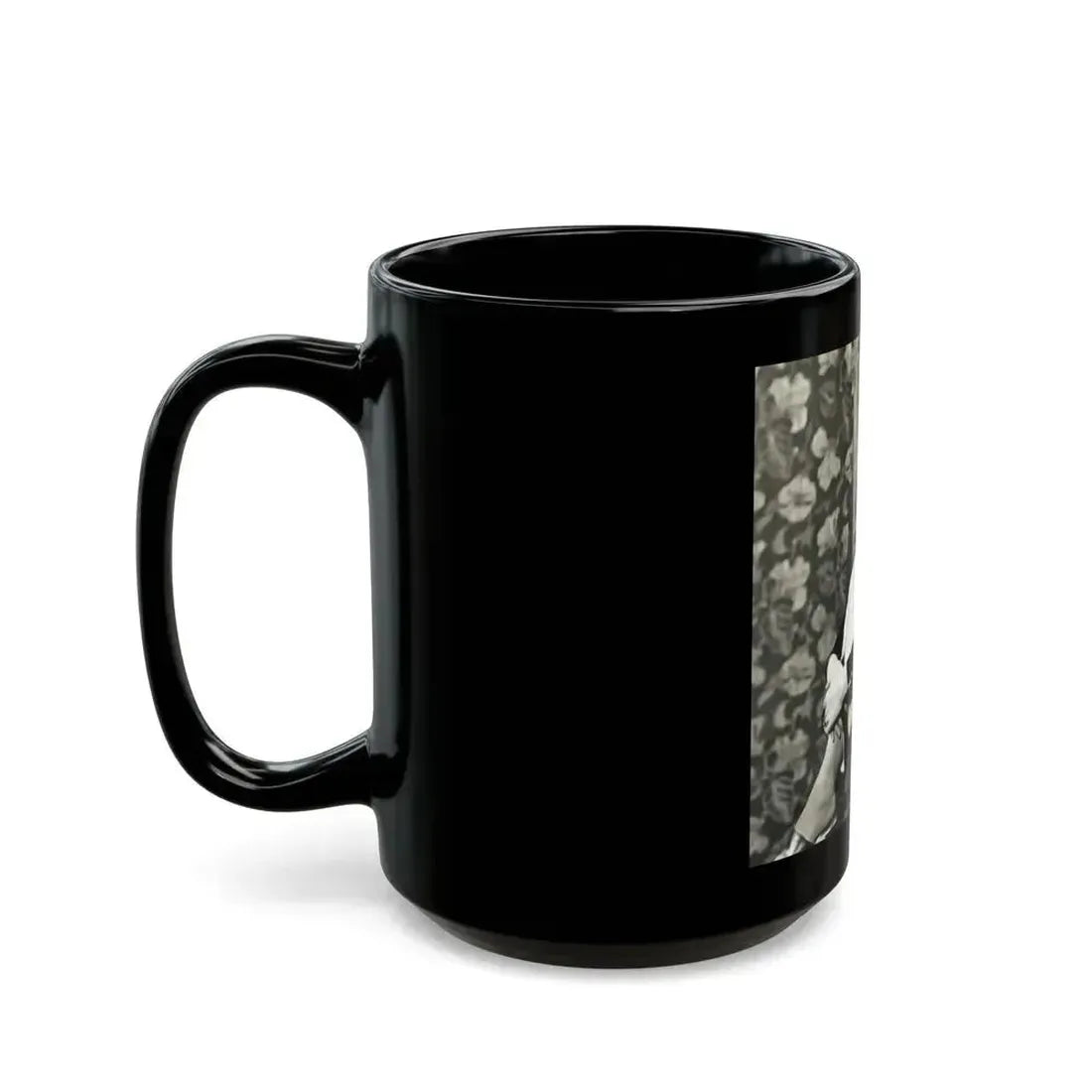 Barbara Stanwyck #165 (Vintage Female Icon) Black Coffee Mug - Go Mug Yourself