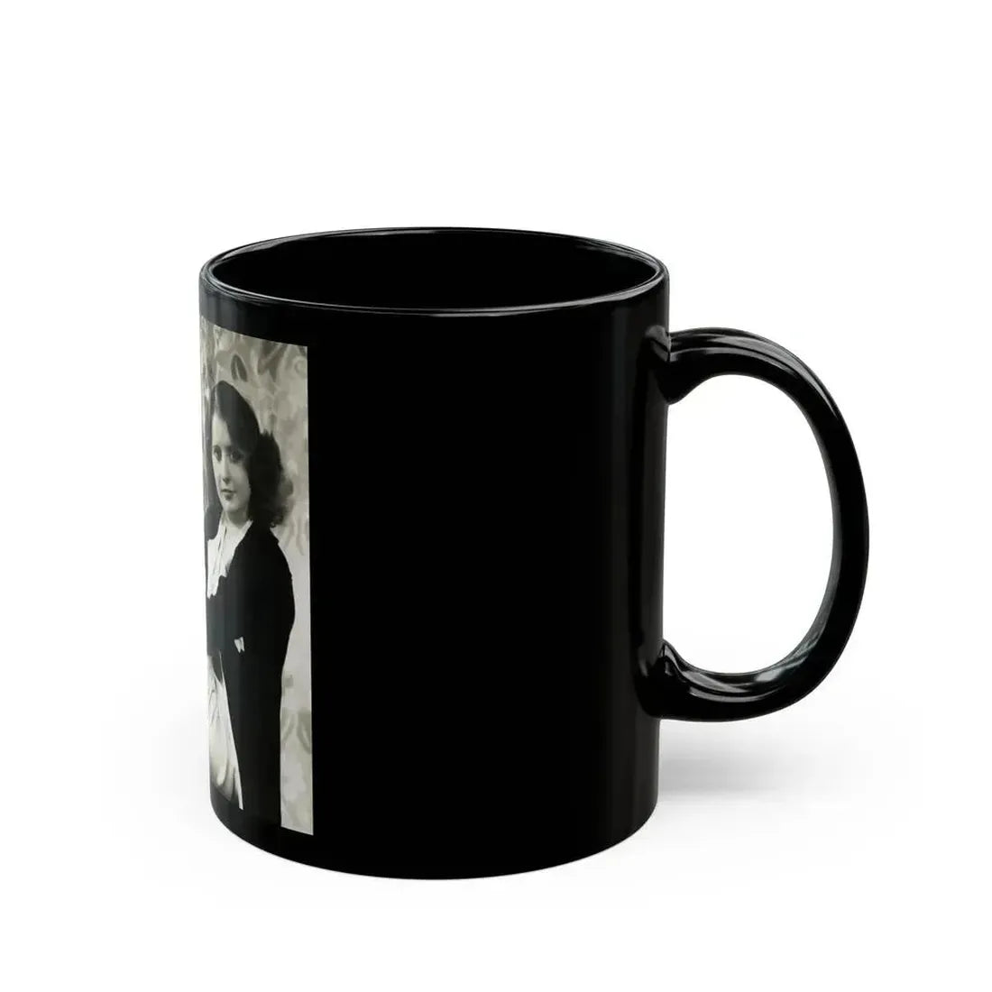 Barbara Stanwyck #165 (Vintage Female Icon) Black Coffee Mug - Go Mug Yourself