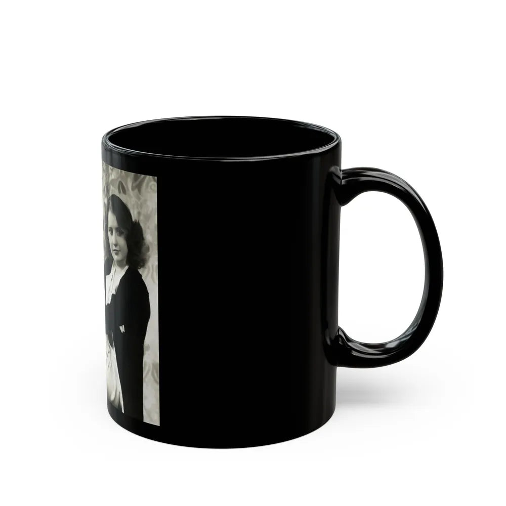 Barbara Stanwyck #165 (Vintage Female Icon) Black Coffee Mug-Go Mug Yourself