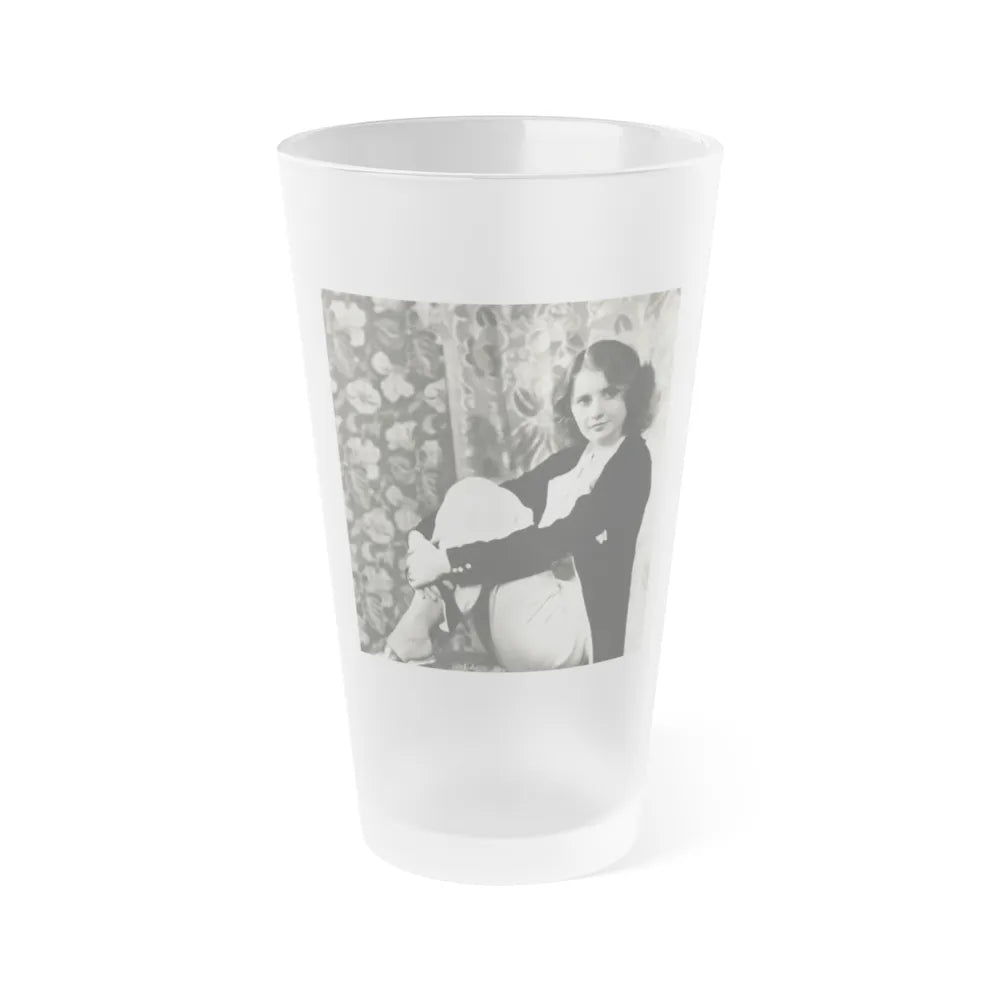 Barbara Stanwyck #165 (Vintage Female Icon) Frosted Pint Glass 16oz-16oz-Frosted-Go Mug Yourself