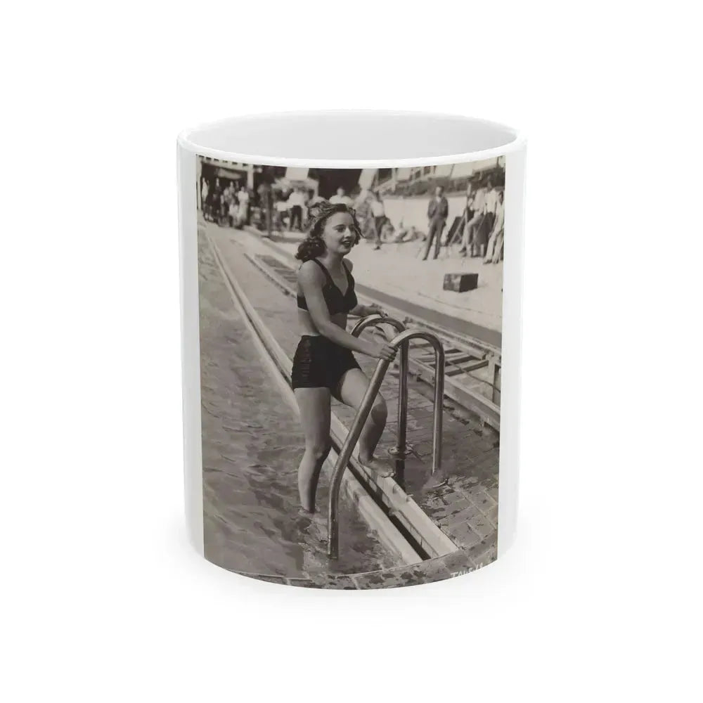 Barbara Stanwyck #167 (Vintage Female Icon) White Coffee Mug 11oz - Go Mug Yourself