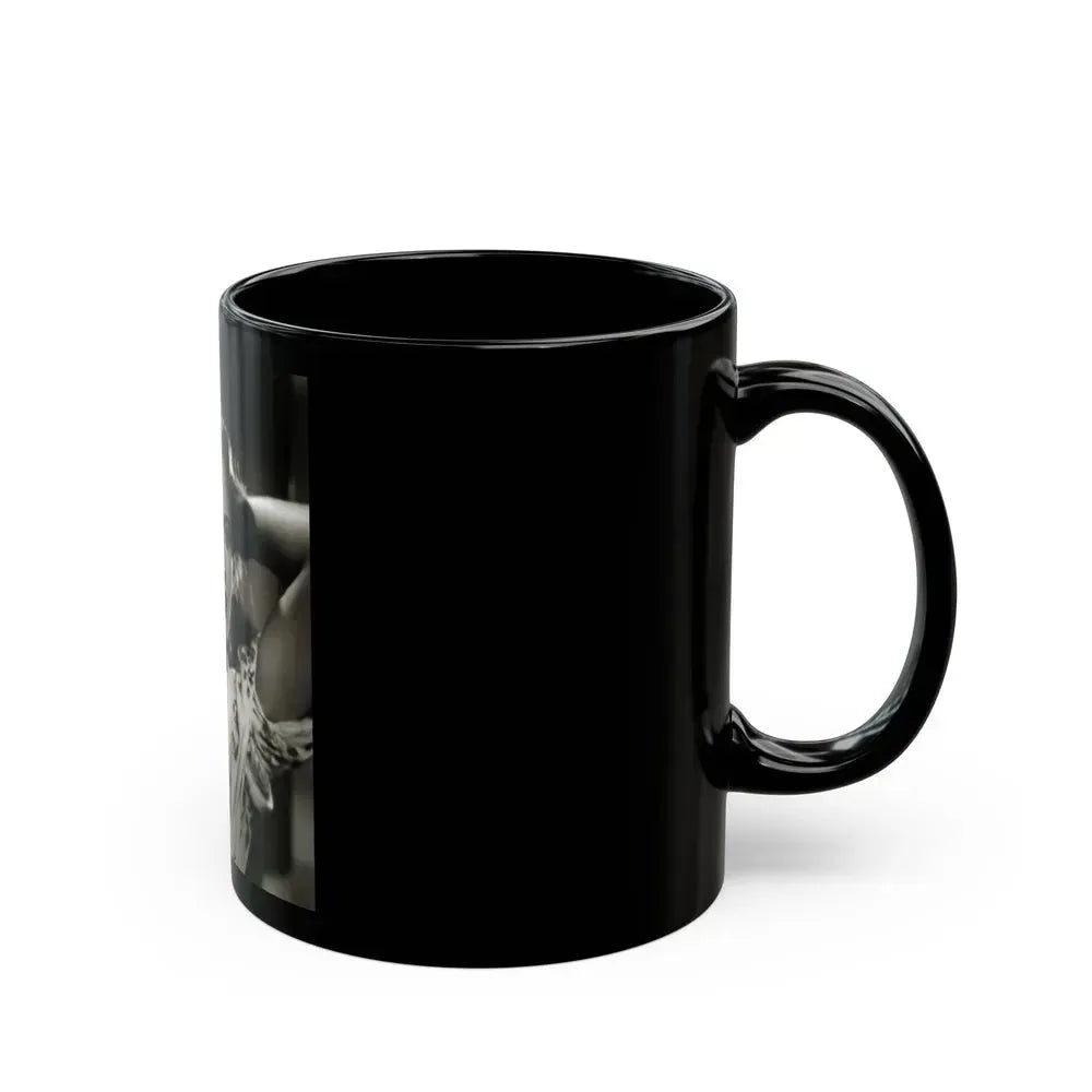Barbara Stanwyck #176 (Vintage Female Icon) Black Coffee Mug - Go Mug Yourself