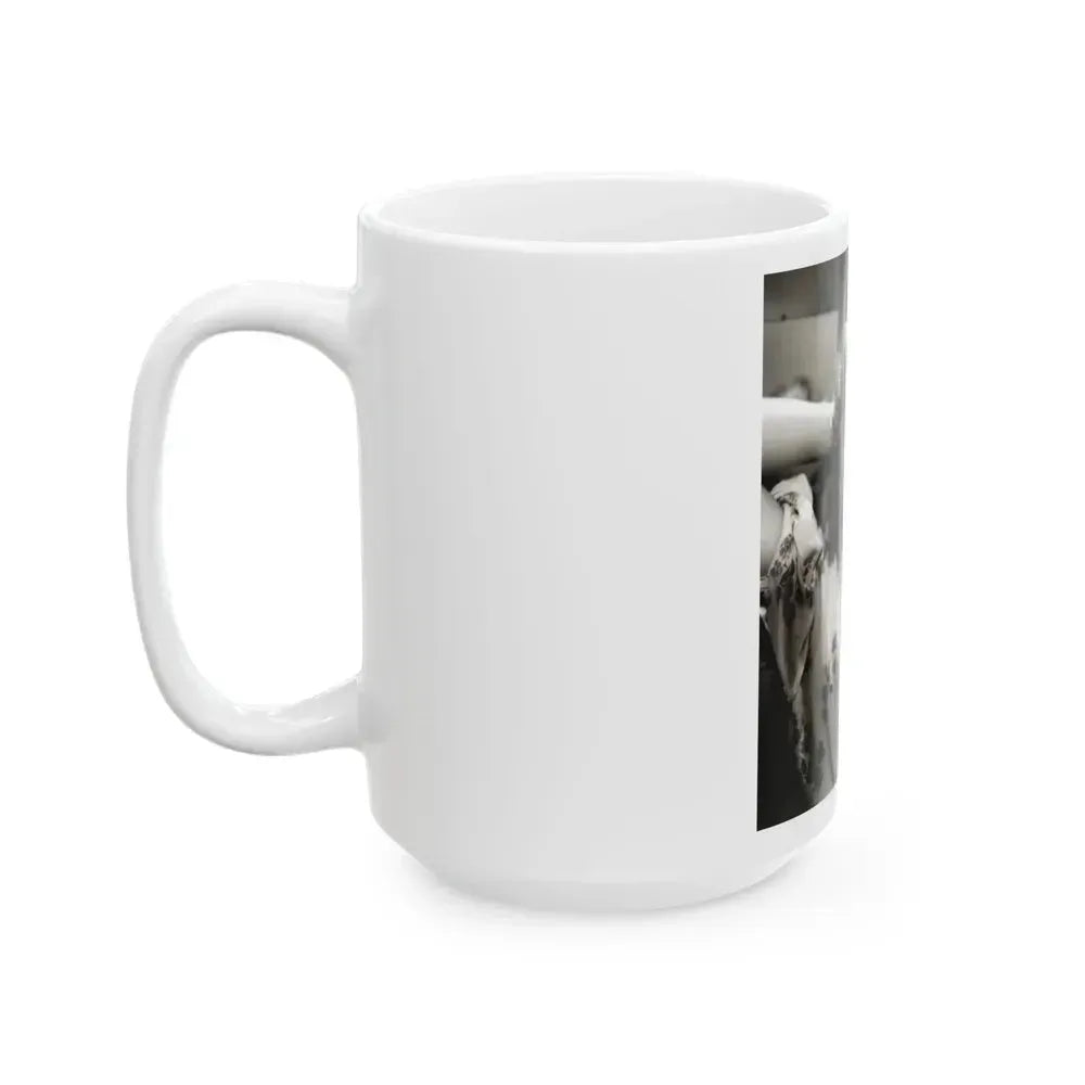 Barbara Stanwyck #176 (Vintage Female Icon) White Coffee Mug - Go Mug Yourself