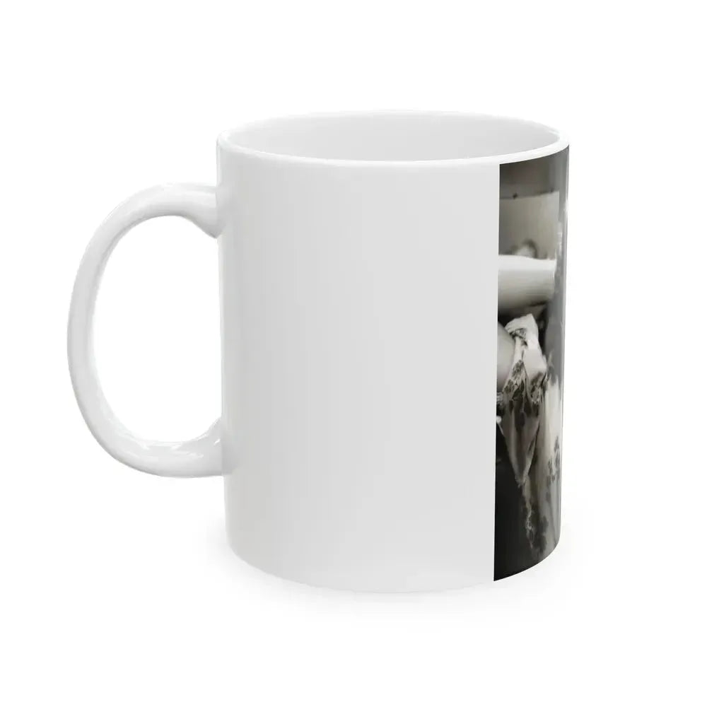 Barbara Stanwyck #176 (Vintage Female Icon) White Coffee Mug - Go Mug Yourself
