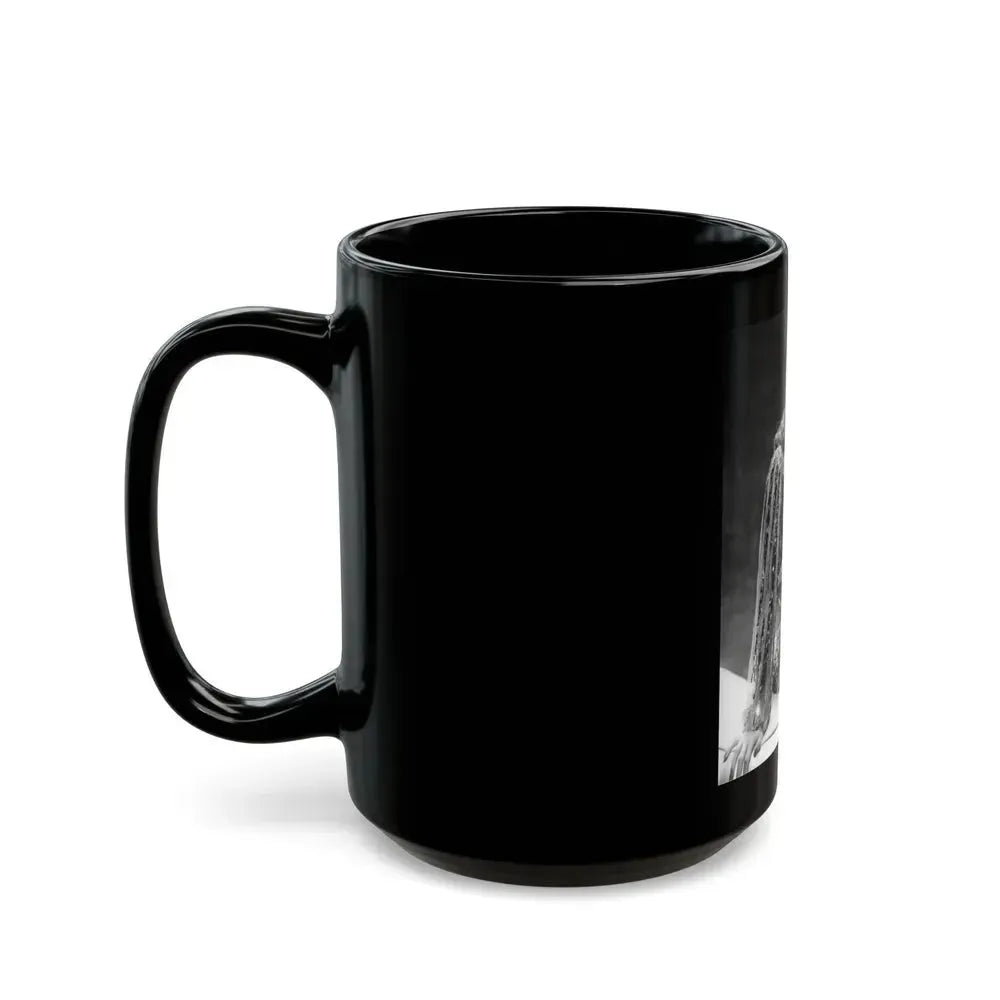 Barbara Stanwyck #177 (Vintage Female Icon) Black Coffee Mug - Go Mug Yourself