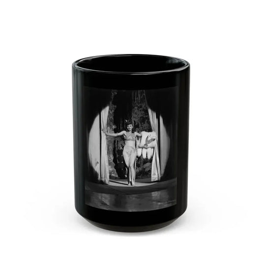 Barbara Stanwyck #178 (Vintage Female Icon) Black Coffee Mug 15oz - Go Mug Yourself