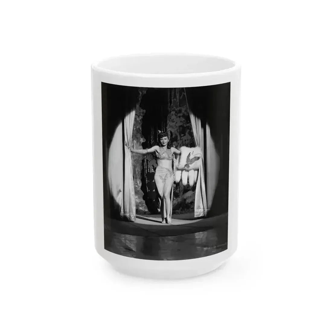 Barbara Stanwyck #178 (Vintage Female Icon) White Coffee Mug 15oz - Go Mug Yourself