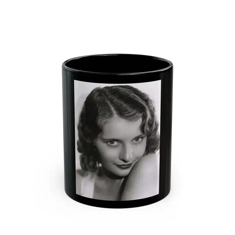 Barbara Stanwyck #179 (Vintage Female Icon) Black Coffee Mug 11oz - Go Mug Yourself