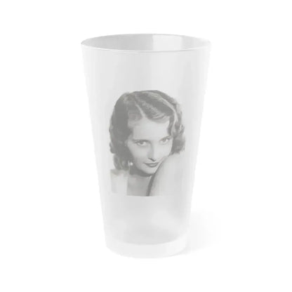 Barbara Stanwyck #179 (Vintage Female Icon) Frosted Pint Glass 16oz 16oz Frosted - Go Mug Yourself