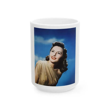 Barbara Stanwyck #180 (Vintage Female Icon) White Coffee Mug 15oz - Go Mug Yourself