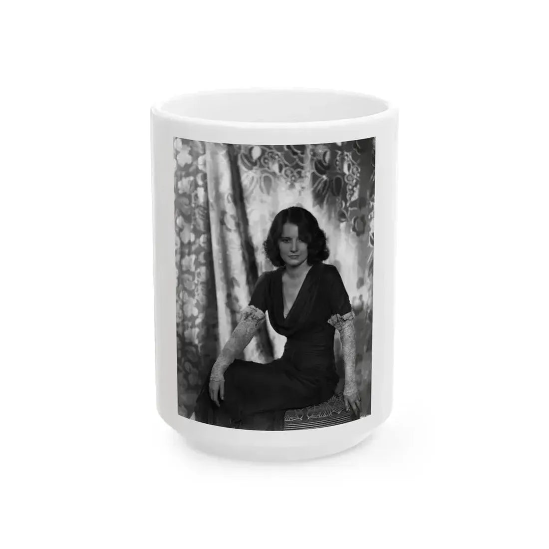 Barbara Stanwyck #184 (Vintage Female Icon) White Coffee Mug 15oz - Go Mug Yourself