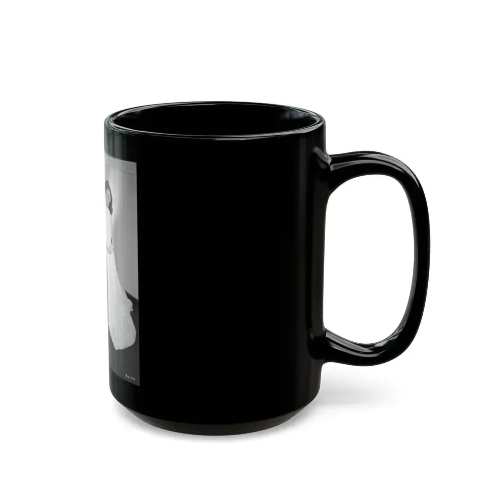 Barbara Stanwyck #185 (Vintage Female Icon) Black Coffee Mug - Go Mug Yourself
