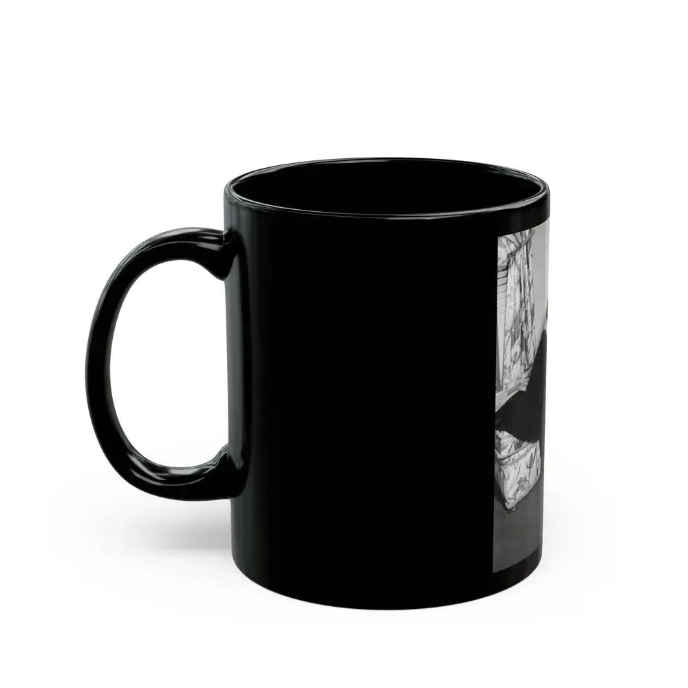 Barbara Stanwyck #185 (Vintage Female Icon) Black Coffee Mug - Go Mug Yourself