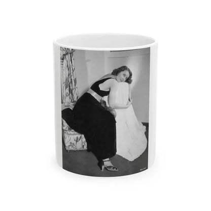 Barbara Stanwyck #185 (Vintage Female Icon) White Coffee Mug 11oz - Go Mug Yourself