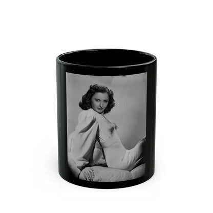 Barbara Stanwyck #186 (Vintage Female Icon) Black Coffee Mug 11oz - Go Mug Yourself