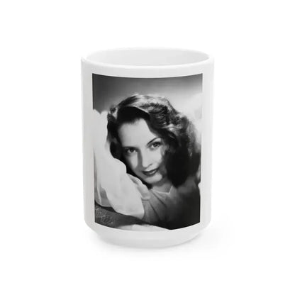 Barbara Stanwyck #189 (Vintage Female Icon) White Coffee Mug 15oz - Go Mug Yourself
