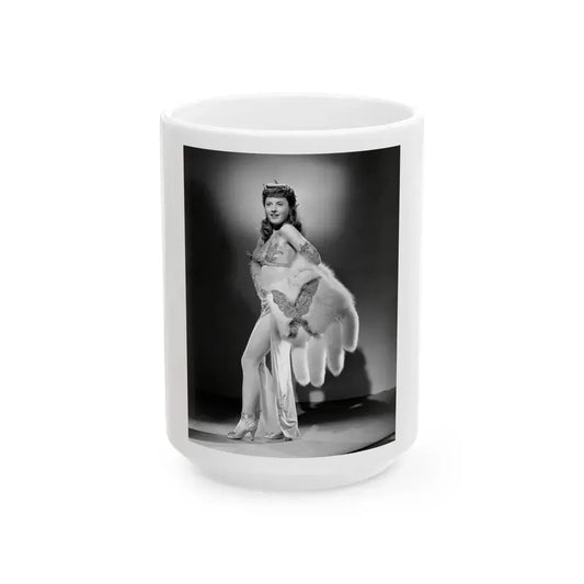 Barbara Stanwyck #190 (Vintage Female Icon) White Coffee Mug 15oz - Go Mug Yourself