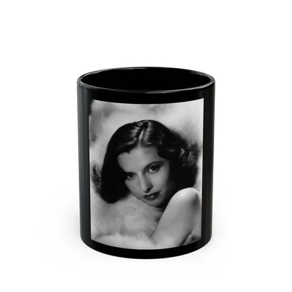 Barbara Stanwyck #192 (Vintage Female Icon) Black Coffee Mug-11oz-Go Mug Yourself