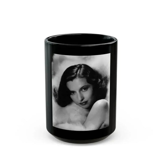 Barbara Stanwyck #192 (Vintage Female Icon) Black Coffee Mug 15oz - Go Mug Yourself