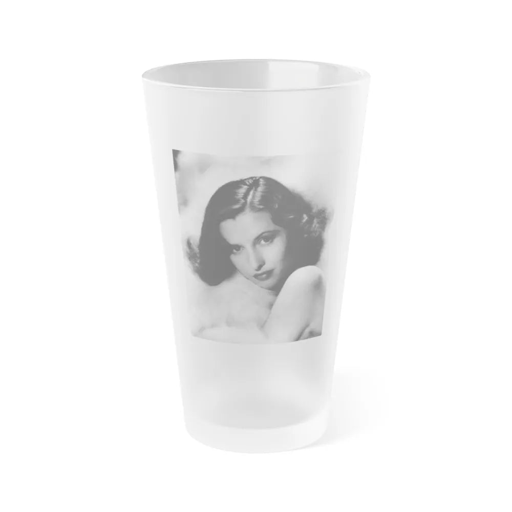 Barbara Stanwyck #192 (Vintage Female Icon) Frosted Pint Glass 16oz-16oz-Frosted-Go Mug Yourself