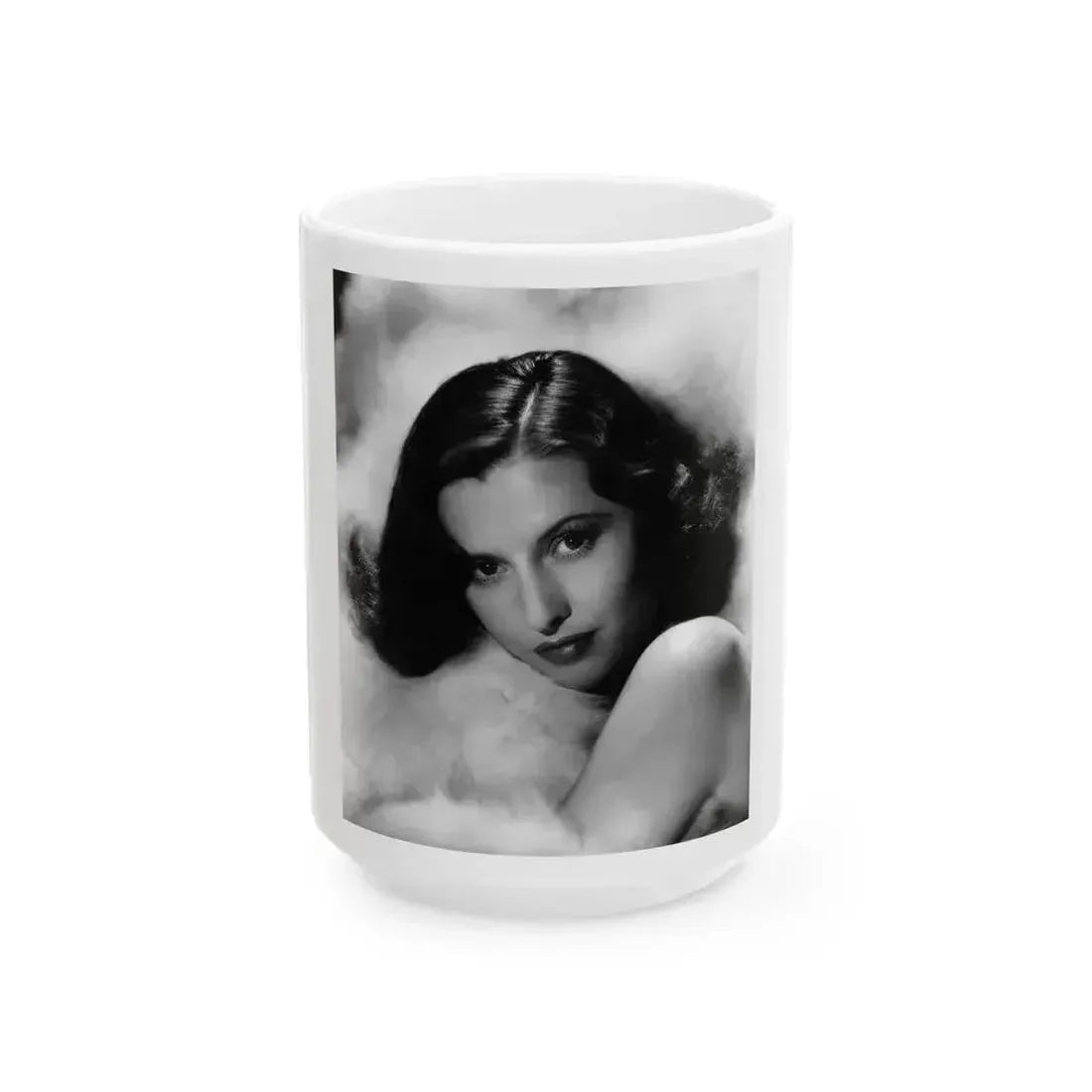 Barbara Stanwyck #192 (Vintage Female Icon) White Coffee Mug 15oz - Go Mug Yourself