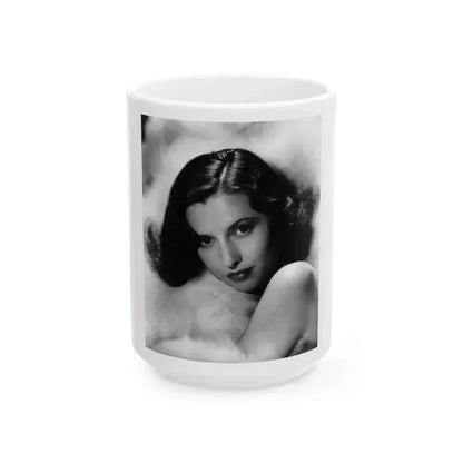 Barbara Stanwyck #192 (Vintage Female Icon) White Coffee Mug 15oz - Go Mug Yourself