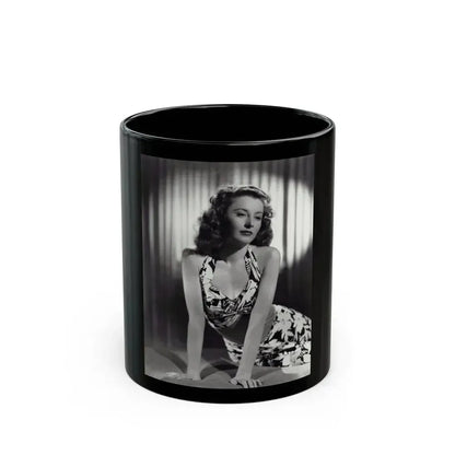 Barbara Stanwyck #193 (Vintage Female Icon) Black Coffee Mug 11oz - Go Mug Yourself