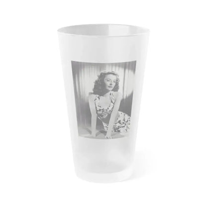 Barbara Stanwyck #193 (Vintage Female Icon) Frosted Pint Glass 16oz 16oz Frosted - Go Mug Yourself