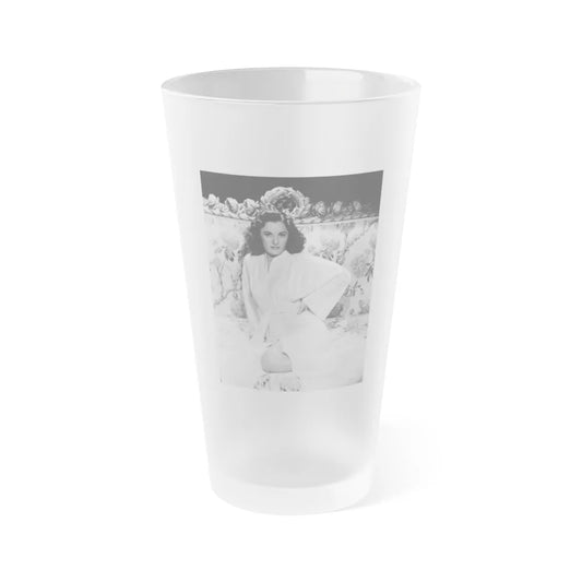 Barbara Stanwyck #194 (Vintage Female Icon) Frosted Pint Glass 16oz-16oz-Frosted-Go Mug Yourself