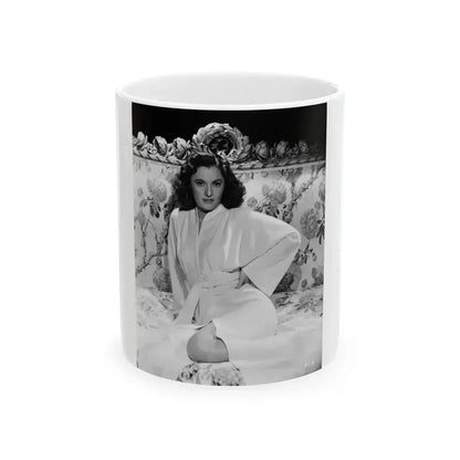 Barbara Stanwyck #194 (Vintage Female Icon) White Coffee Mug 11oz - Go Mug Yourself
