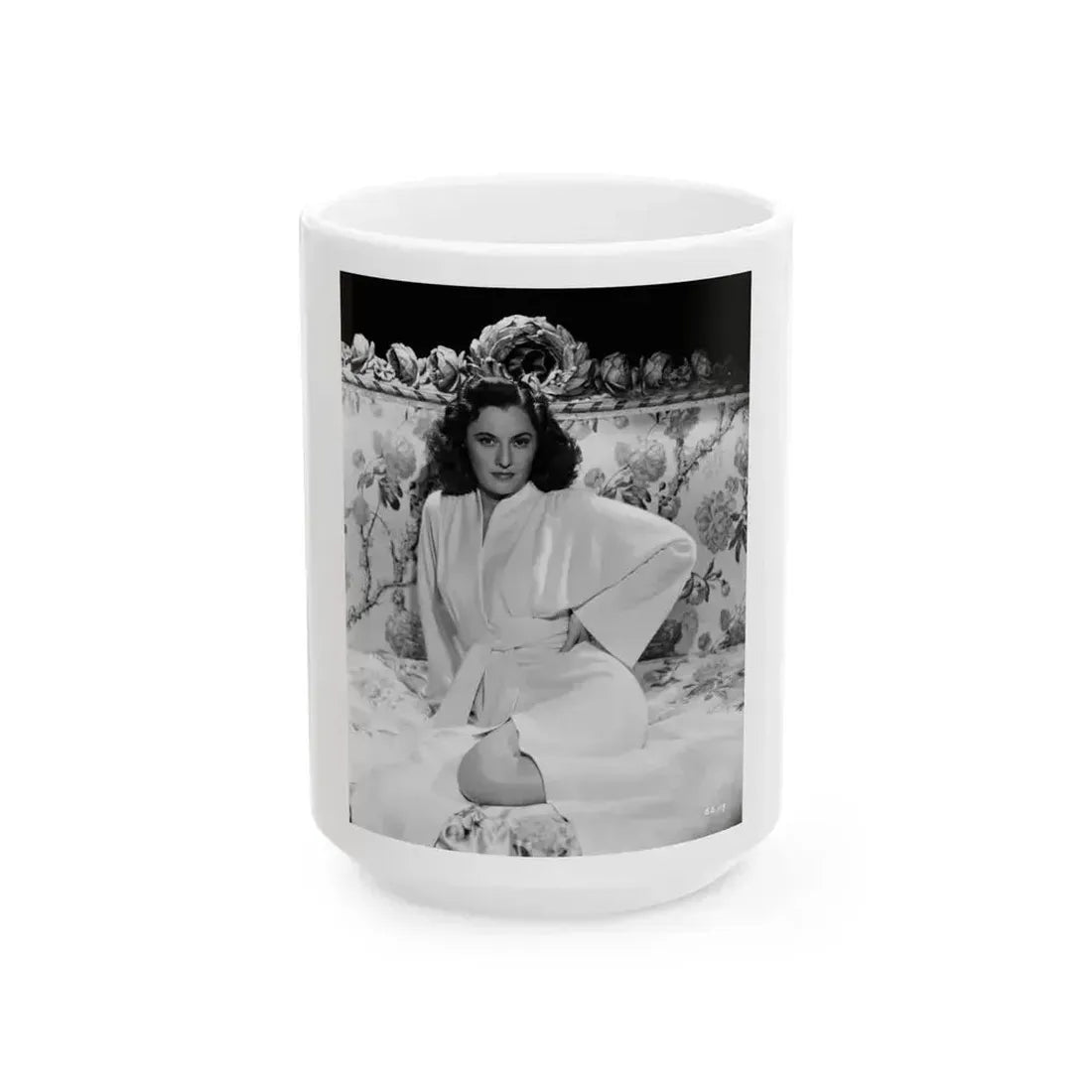 Barbara Stanwyck #194 (Vintage Female Icon) White Coffee Mug 15oz - Go Mug Yourself