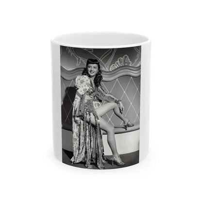 Barbara Stanwyck #195 (Vintage Female Icon) White Coffee Mug 11oz - Go Mug Yourself