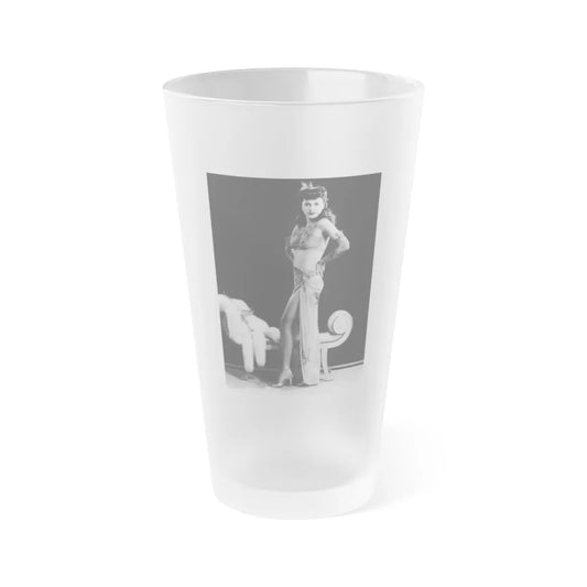 Barbara Stanwyck #196 (Vintage Female Icon) Frosted Pint Glass 16oz-16oz-Frosted-Go Mug Yourself