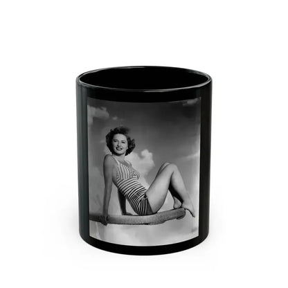 Barbara Stanwyck #197 (Vintage Female Icon) Black Coffee Mug 11oz - Go Mug Yourself