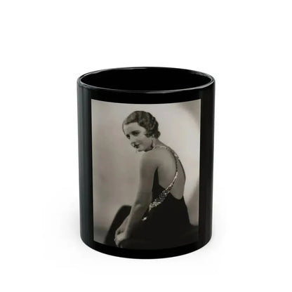 Barbara Stanwyck #198 (Vintage Female Icon) Black Coffee Mug 11oz - Go Mug Yourself