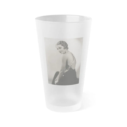 Barbara Stanwyck #198 (Vintage Female Icon) Frosted Pint Glass 16oz-16oz-Frosted-Go Mug Yourself