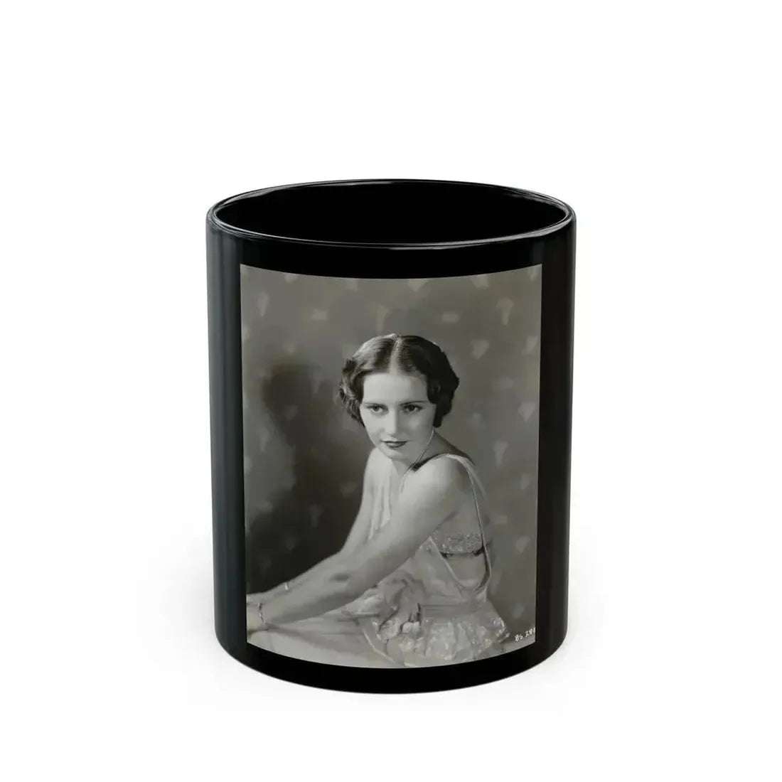 Barbara Stanwyck #199 (Vintage Female Icon) Black Coffee Mug 11oz - Go Mug Yourself
