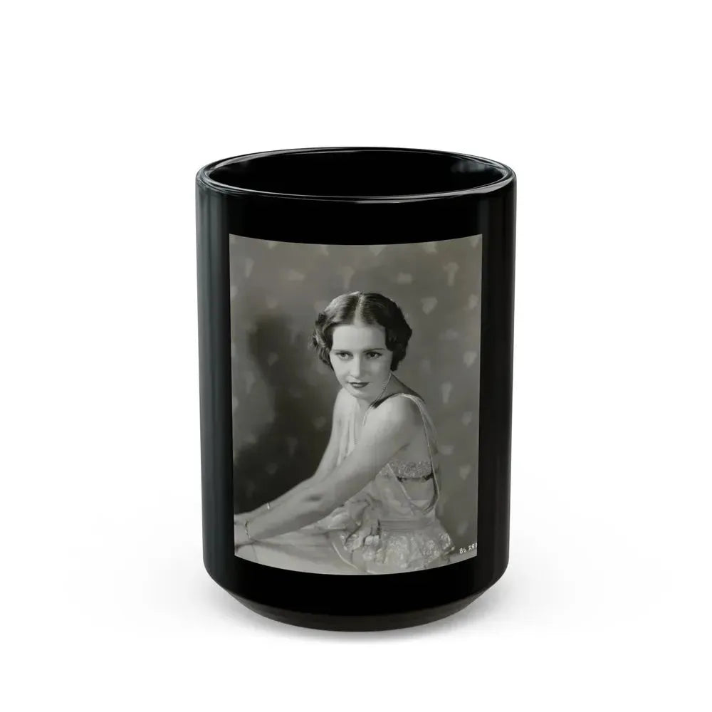 Barbara Stanwyck #199 (Vintage Female Icon) Black Coffee Mug 15oz - Go Mug Yourself