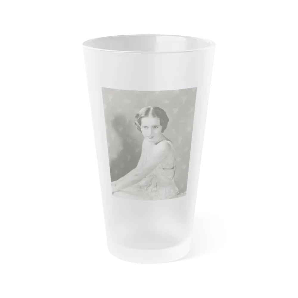 Barbara Stanwyck #199 (Vintage Female Icon) Frosted Pint Glass 16oz-16oz-Frosted-Go Mug Yourself