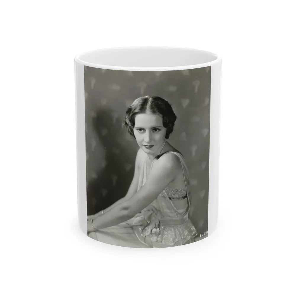 Barbara Stanwyck #199 (Vintage Female Icon) White Coffee Mug-11oz-Go Mug Yourself