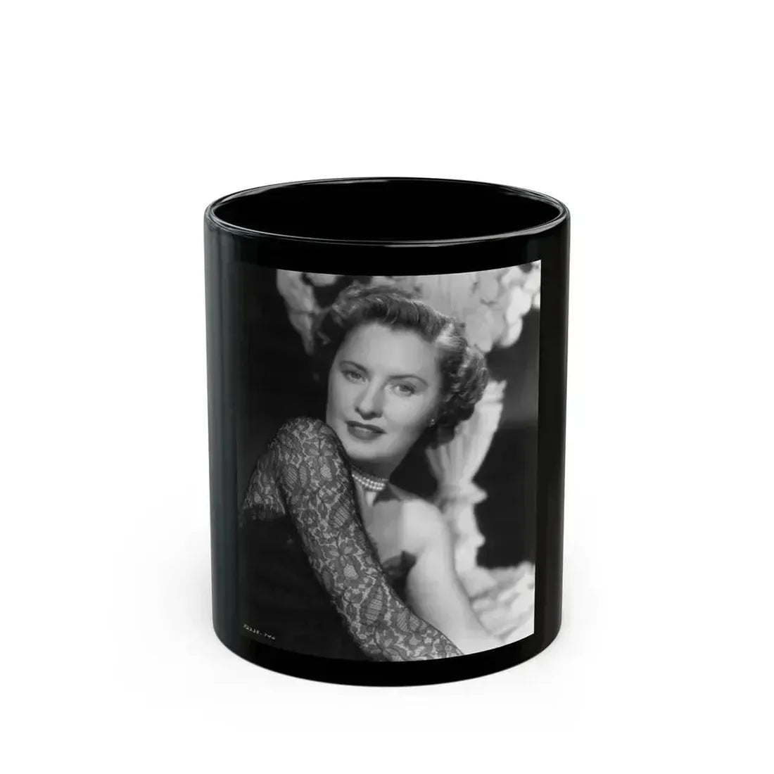 Barbara Stanwyck #206 (Vintage Female Icon) Black Coffee Mug 11oz - Go Mug Yourself